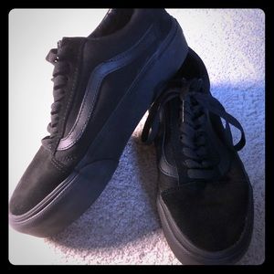 Size 8 Old School Black Vans
